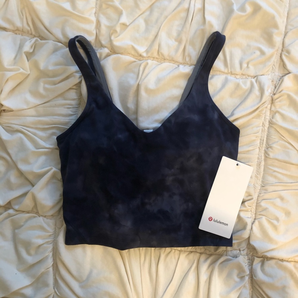 lululemon align tank blue tie dye